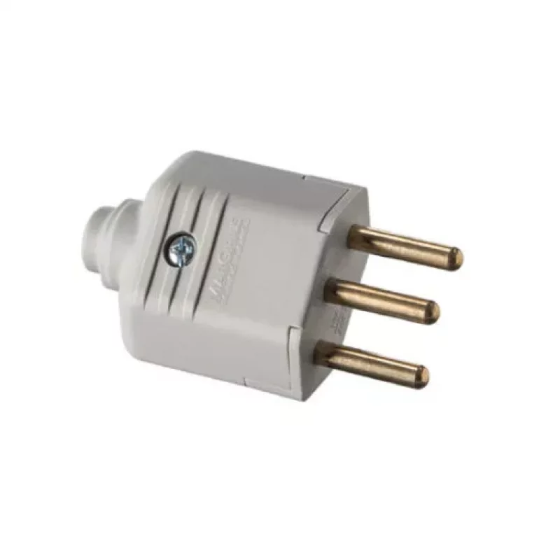 PINO MG JUNCAO FEMEA 3P 10A CINZA