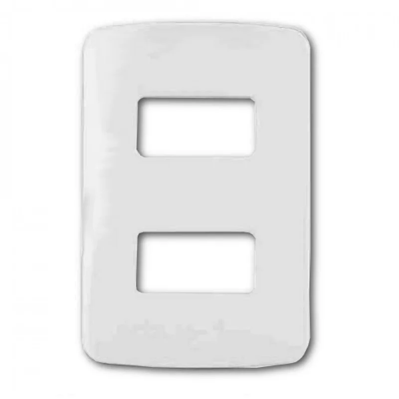 PLACA 4x2 MG B3 2 POSTO HORIZ. + SUP.