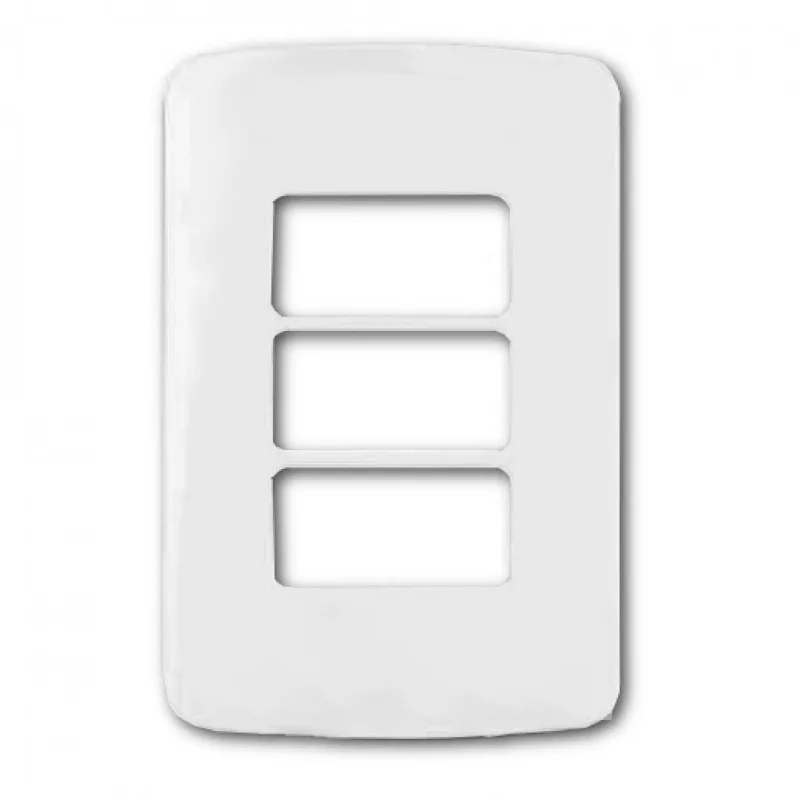 PLACA 4x2 MG B3 3 POSTO HORIZ. + SUP.