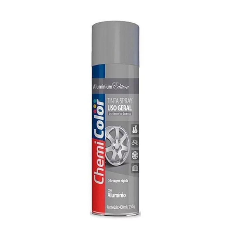 TINTA SPRAY CHEMICOLOR ALUMINIO 400ML