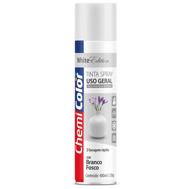 TINTA SPRAY CHEMICOLOR BRANCO FOS. 400ML