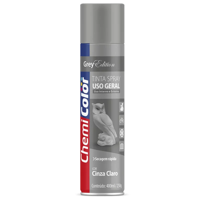 TINTA SPRAY CHEMICOLOR CINZA CLARO 400ML