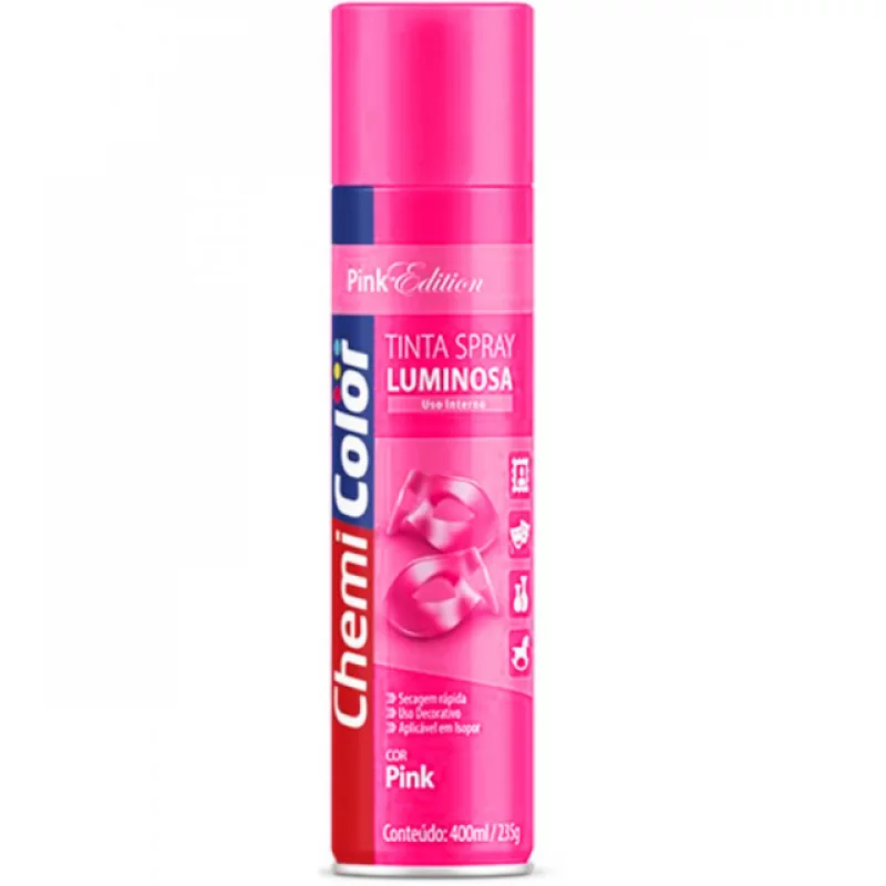 TINTA SPRAY CHEMICOLOR LUMINOSA PINK 400ML