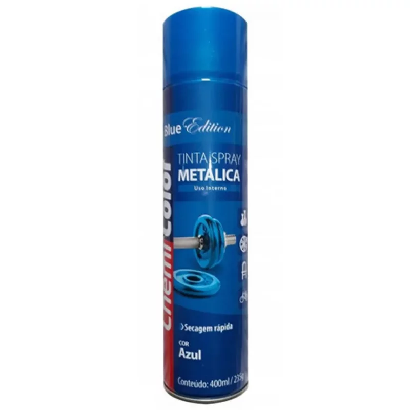 TINTA SPRAY CHEMICOLOR METAL. AZUL 400ML