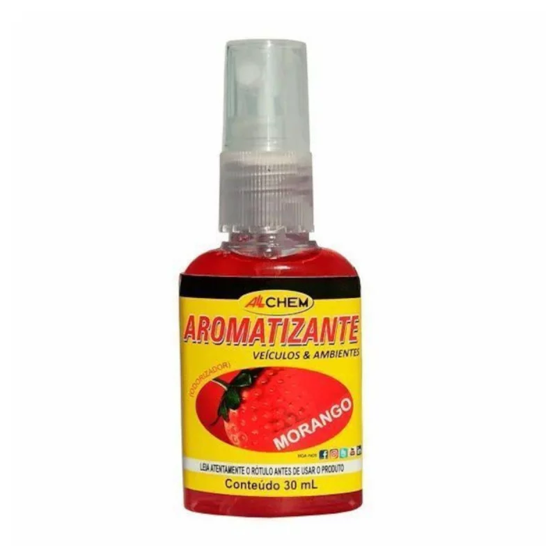 AROMATIZANTE SPRAY ALLCHEM MORANGO 30ML