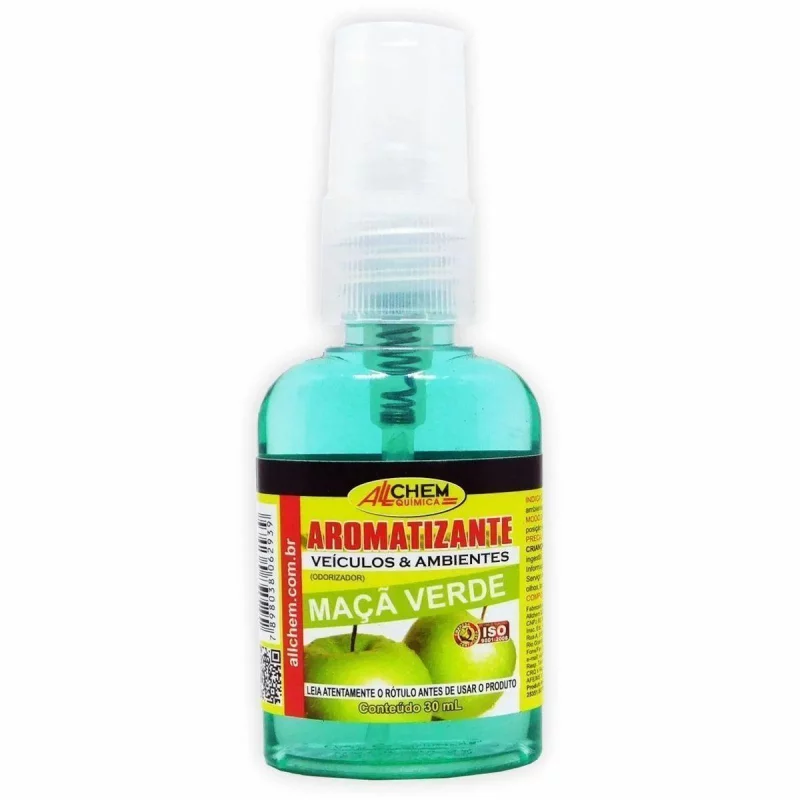 AROMATIZANTE SPRAY ALLCHEM MAÇA VERDE 30ML