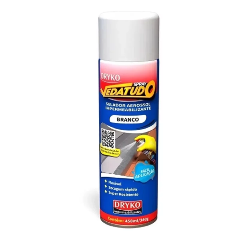 Spray Empermeabilizante 400ml Branco Dryko