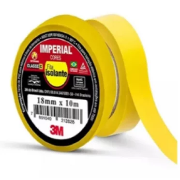 FITA ISOLANTE IMPERIAL 10M AMARELO