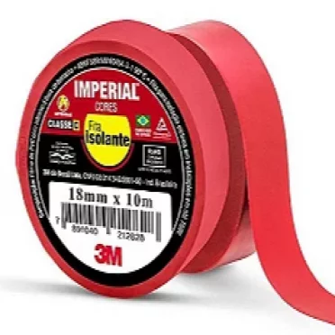 FITA ISOLANTE IMPERIAL 10M VERMELHO