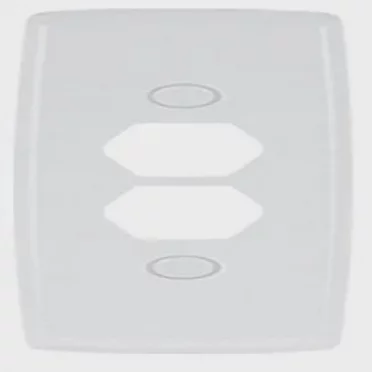 PLACA 4x2 ILUMI SAFIRA 2 TOMADA NOVA 22410