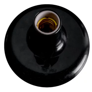 PLAFONIER PVC ILUM SOQ PORC. PRETO