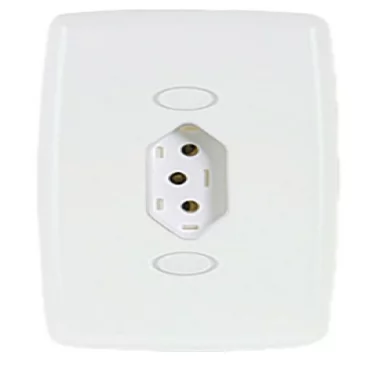 TOMADA ILUM SAFIRA 01 2PT+ 20A 