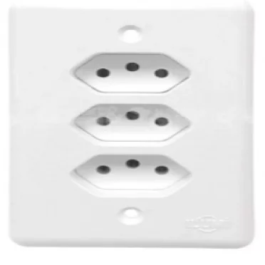 TOMADA ILUM SAFIRA MONOB 03 TOM. 2P+T 10A 